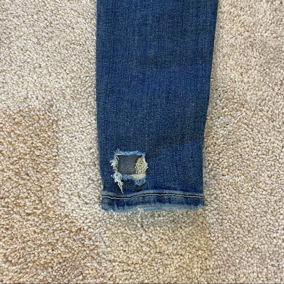 - NWT Free People Sabrina Ripped High Waisted Crop Skinny Jeans - Picture 7 of 10